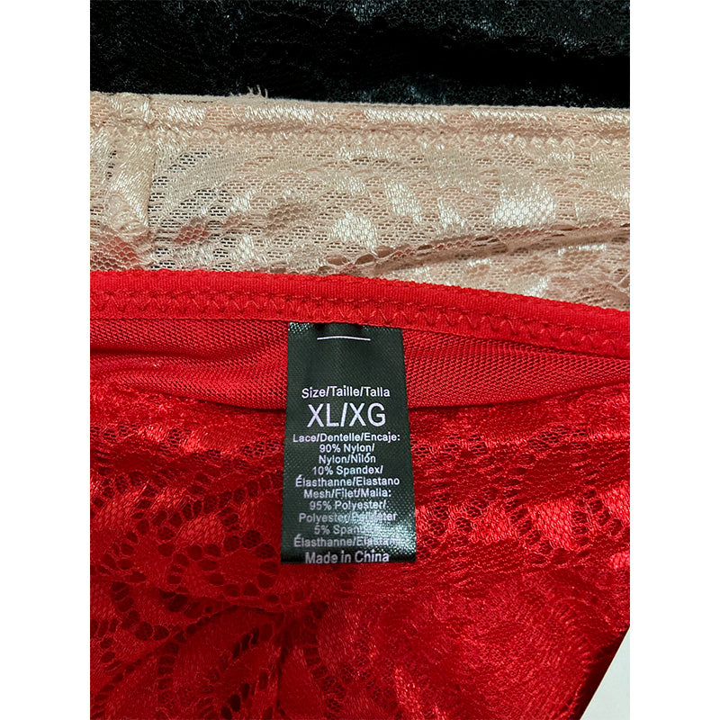 Rene Rofe Pack 5 Panties Lace Multicolor XL