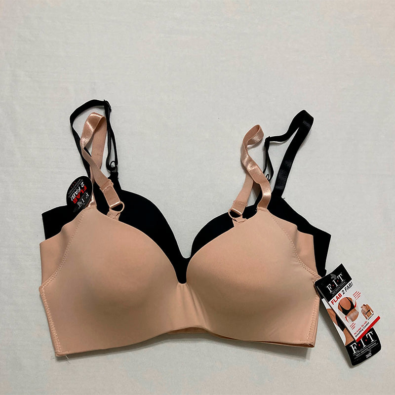 FIT Bra Firm Control 2 Pack Multicolor 36D