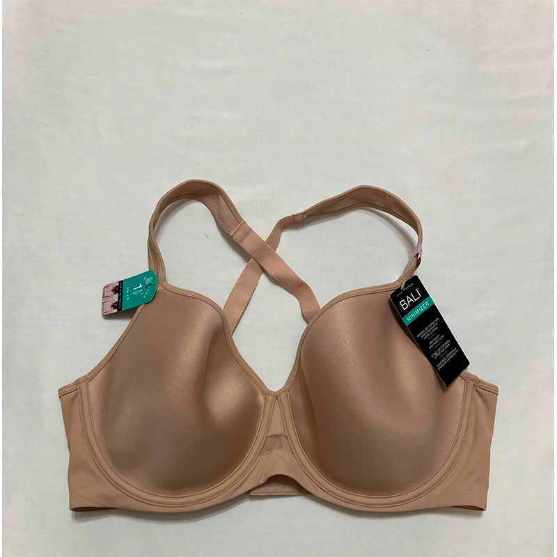 Bali One Smooth U Ultra Light Minimizer Underwire Bra Taupe 38D
