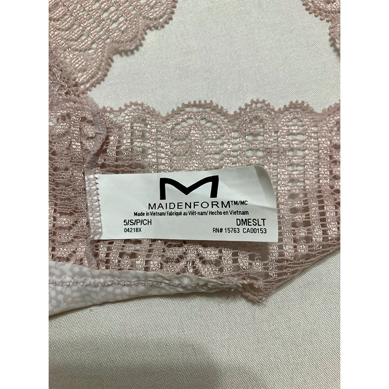 Maidenform Stretch Lace Thong Panty Moving Texture/Gloss 5