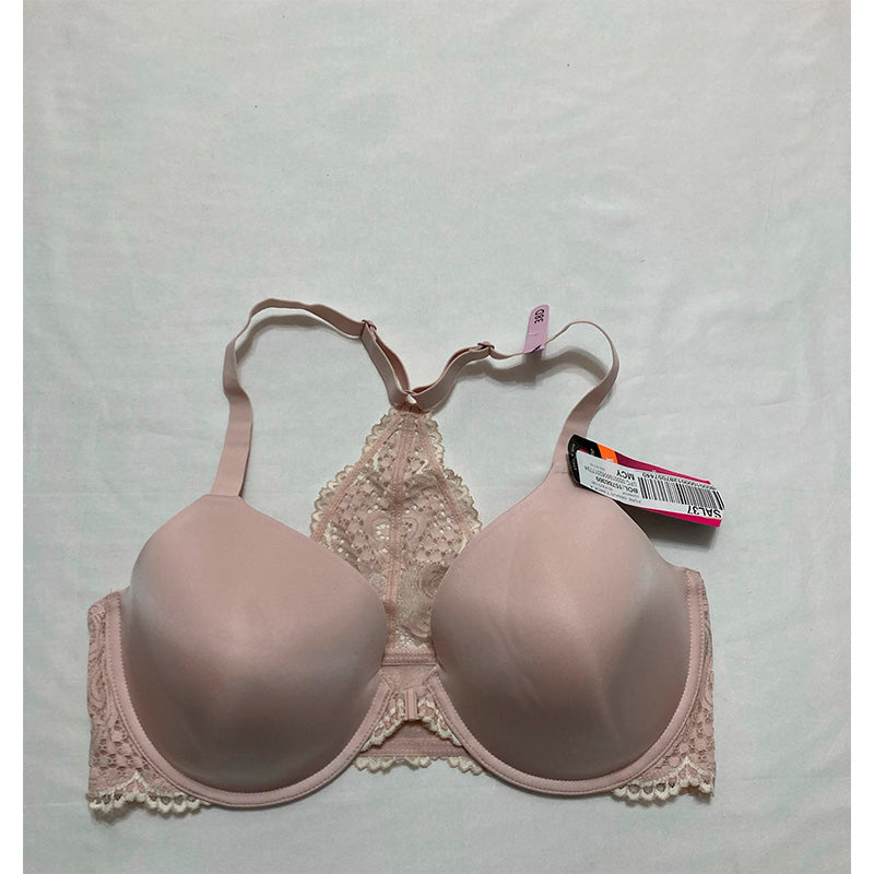 Maidenform T-Shirt Fit Lightly-Lined Underwire Racerback Pearl 38D