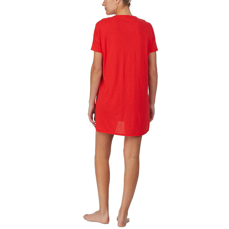 Disney Minnie Mouse Short Sleeve Sleep Shirt Red M
