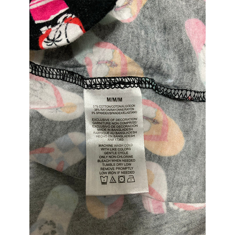 Cuddl Duds Notch Collar Boxer Shorts Pajama Set Multicolor M