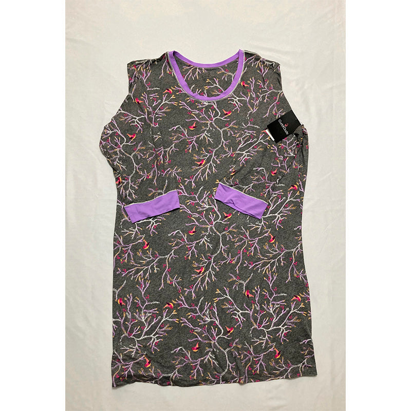Cuddl Duds Short Sleepshirt Multicolor XL