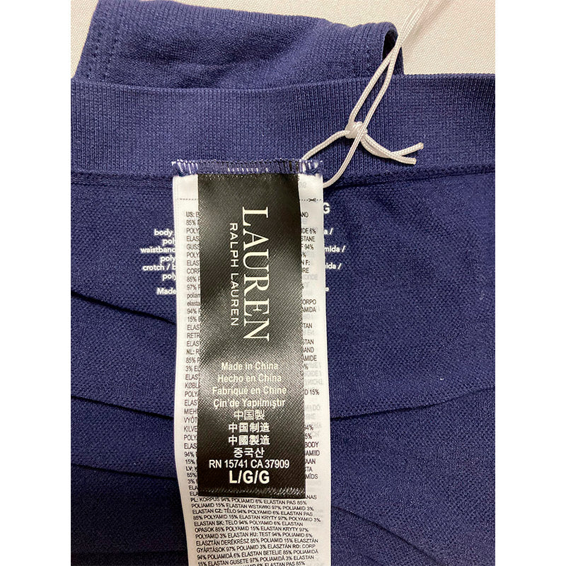 Ralph Lauren Panties Monogram Bikini Mesh Navy L