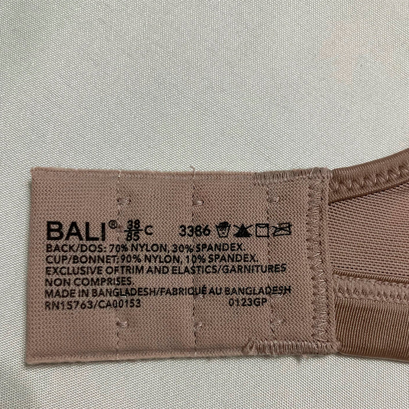 Bali Minimizer Underwire Full-Coverage Convertible Bra Evening Blush 38C