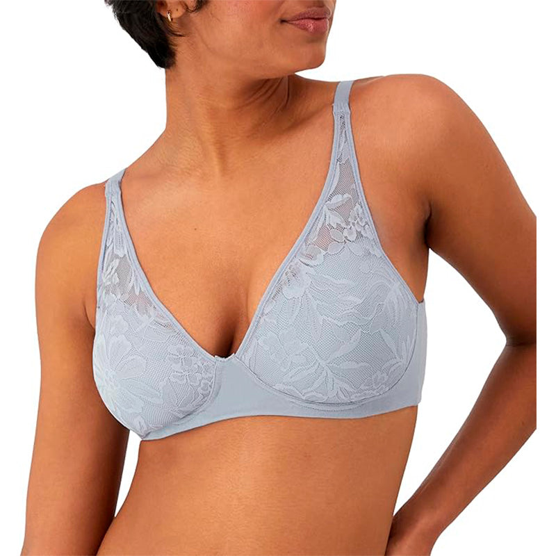 Bali Breathe Modal T-Shirt Breathable Wireless Silver Satin 2XL