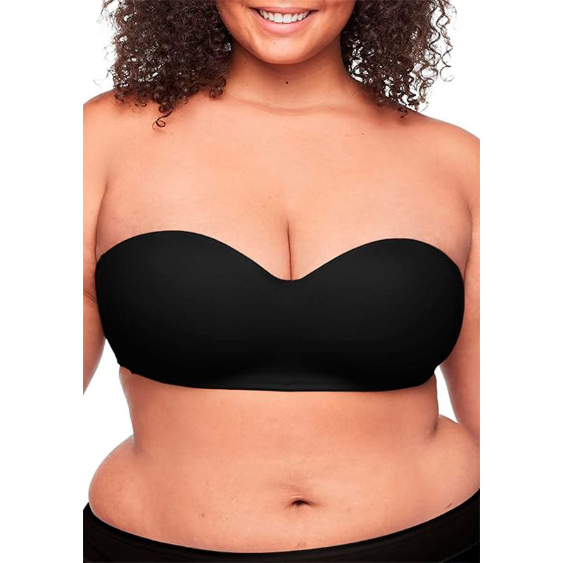 Warner's Lightly Lined Wireless Strapless Bra Black XL