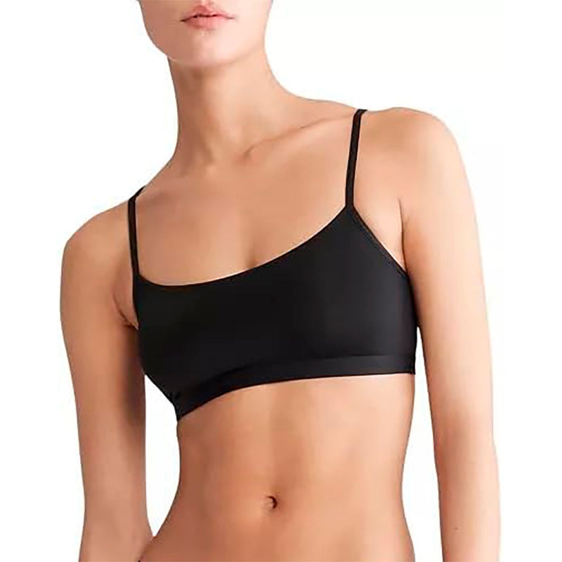 Calvin Klein Form to Body Naturals Unlined Bralette Black L