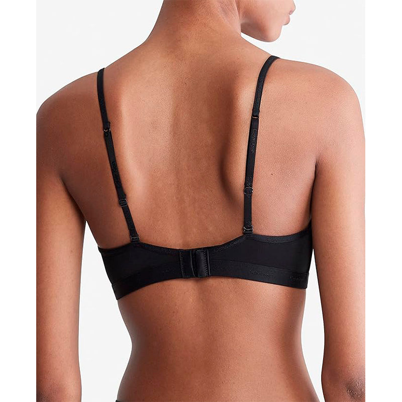 Calvin Klein Form to Body Lightly Lined Triangle Bralette Black M