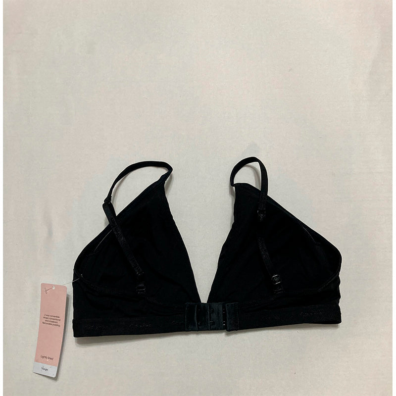 Calvin Klein Form to Body Lightly Lined Triangle Bralette Black M