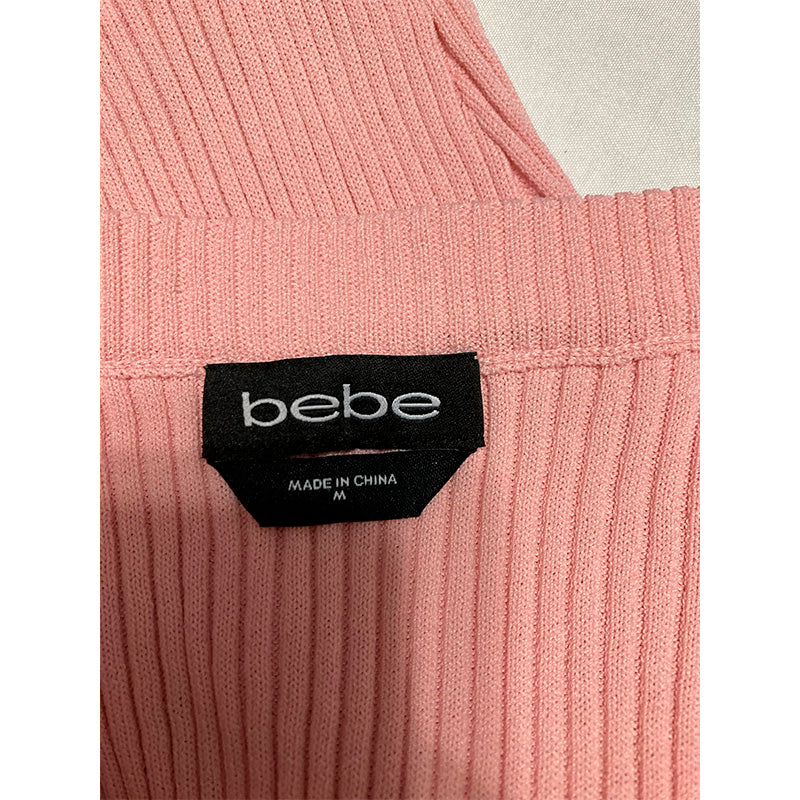 Bebe Dress With Tutu Long Sleeve Pink M