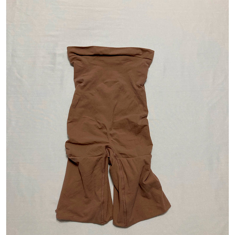 Spanx Everyday Seamless Shaping High Waist Shorts Coffe M