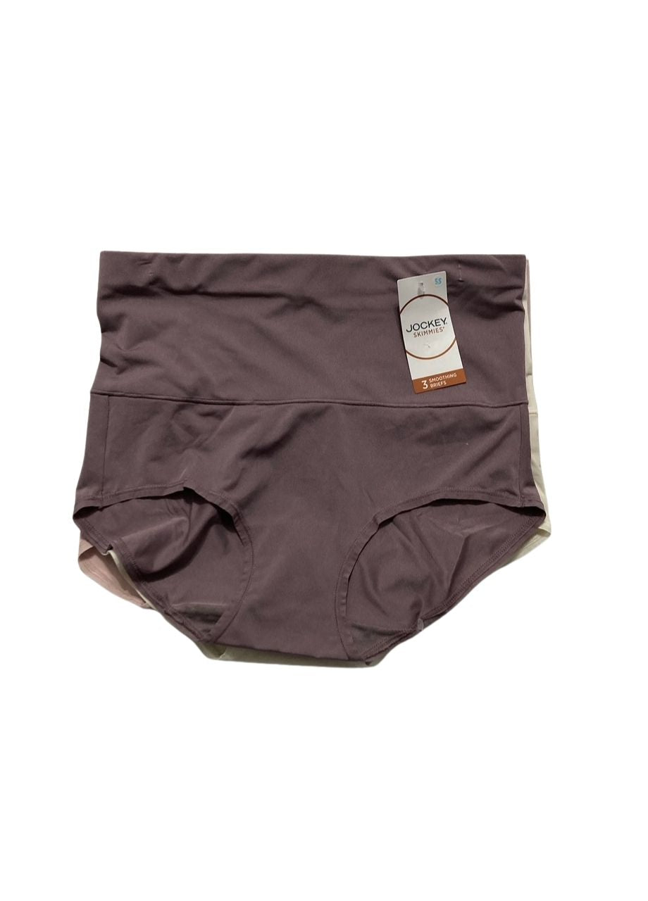 JOCKEY Skimmies 360° 3-Pack Smoothing Brief Panty Set ASSORTED S