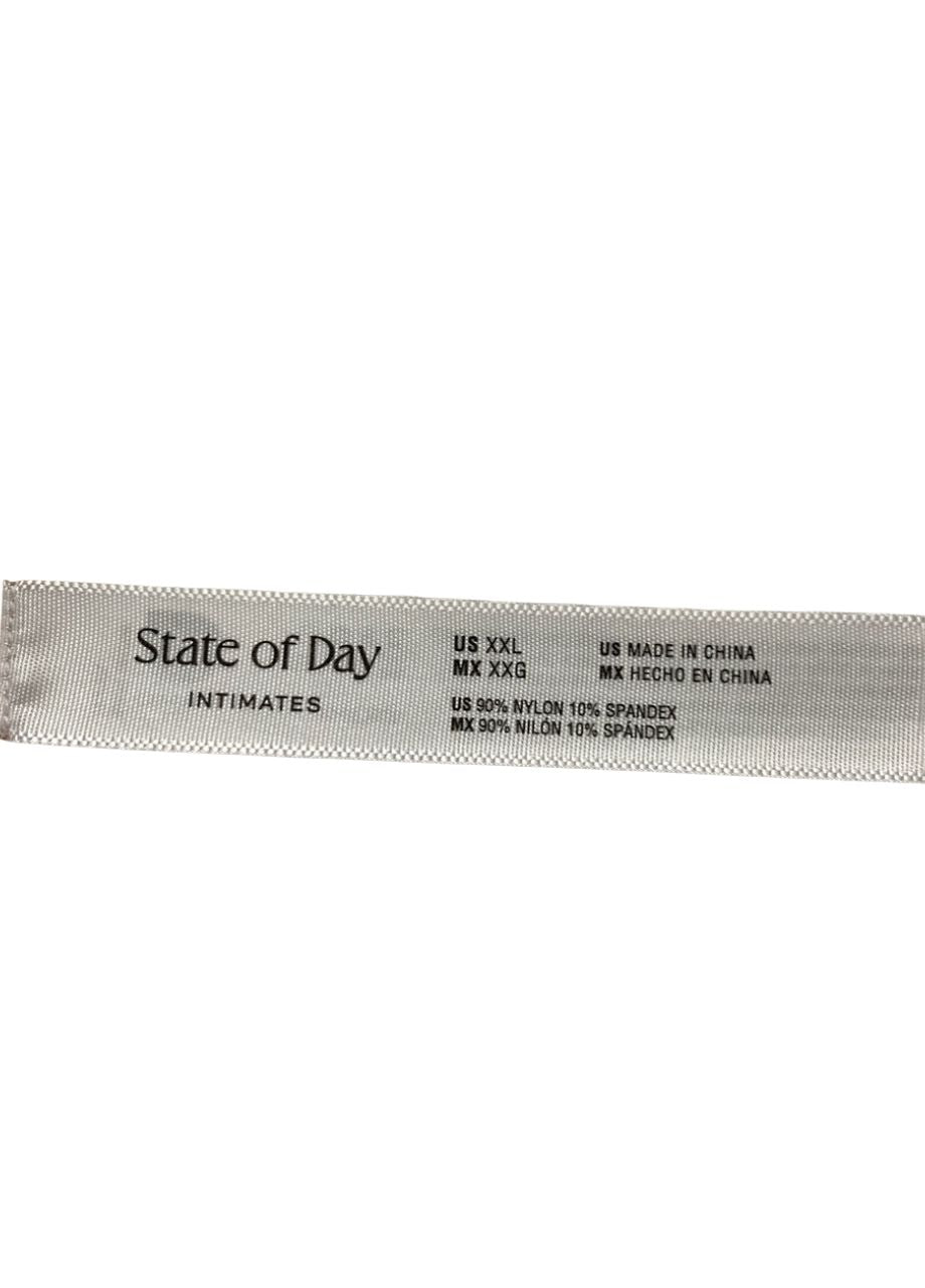 STATE OF DAY Thong Waist Band NUDE XXL