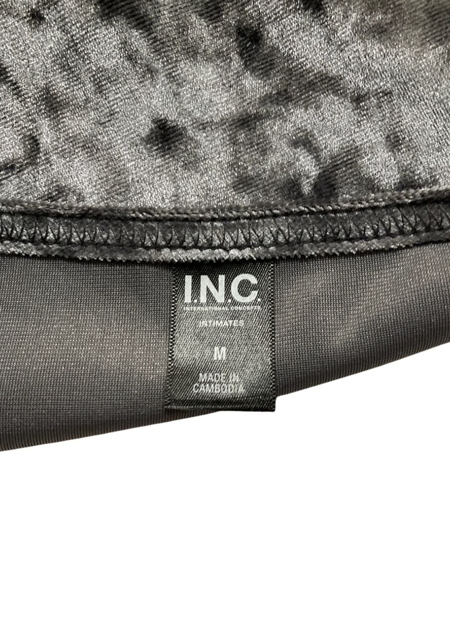 I.N.C Crushed Velvet Pajama top GREY M