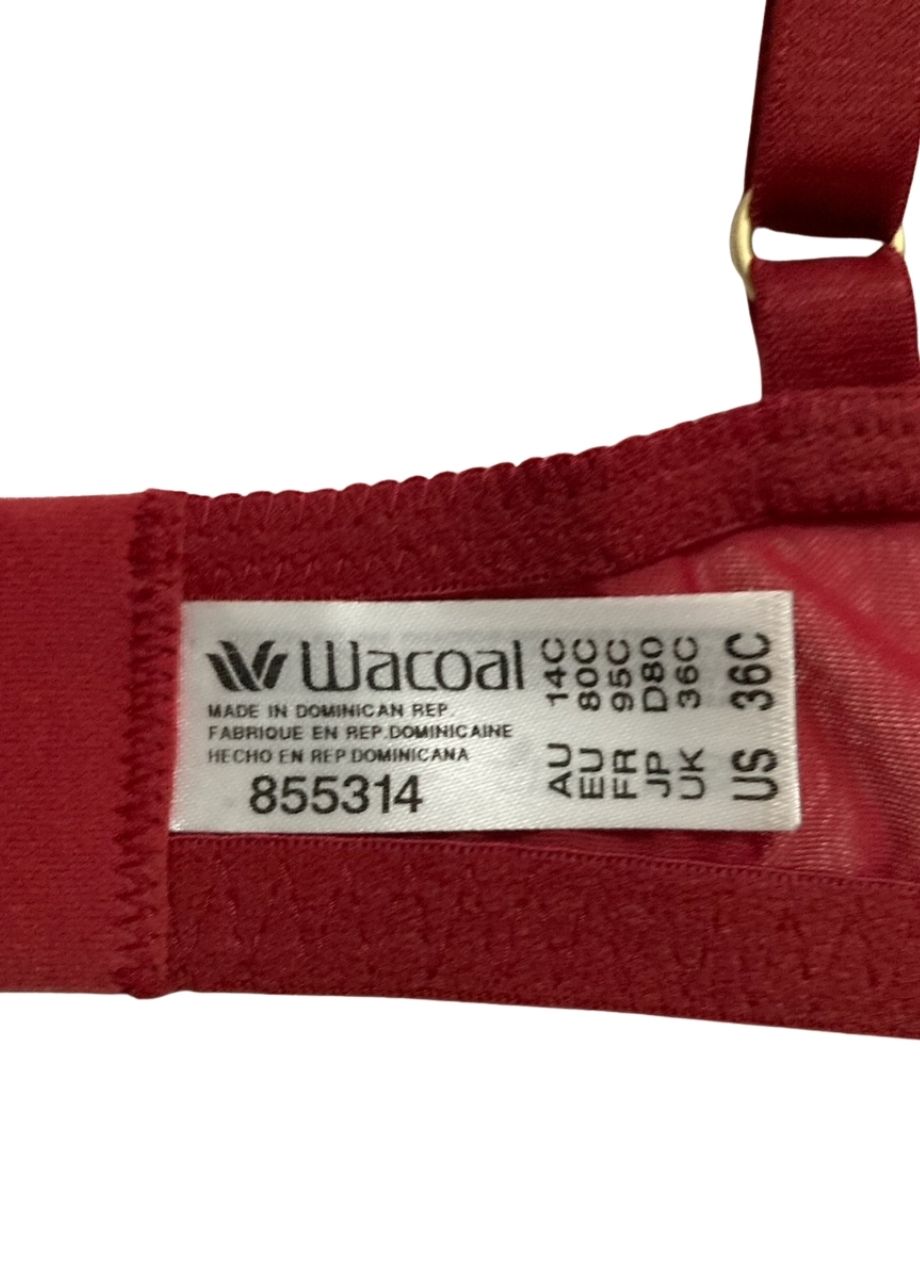 WACOAL Midnight Soiree Underwire Bra RED 36C