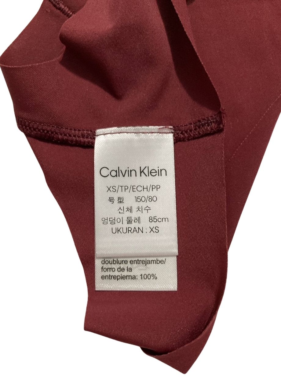 CALVIN KLEIN Invisibles Hipster RED WINE XS