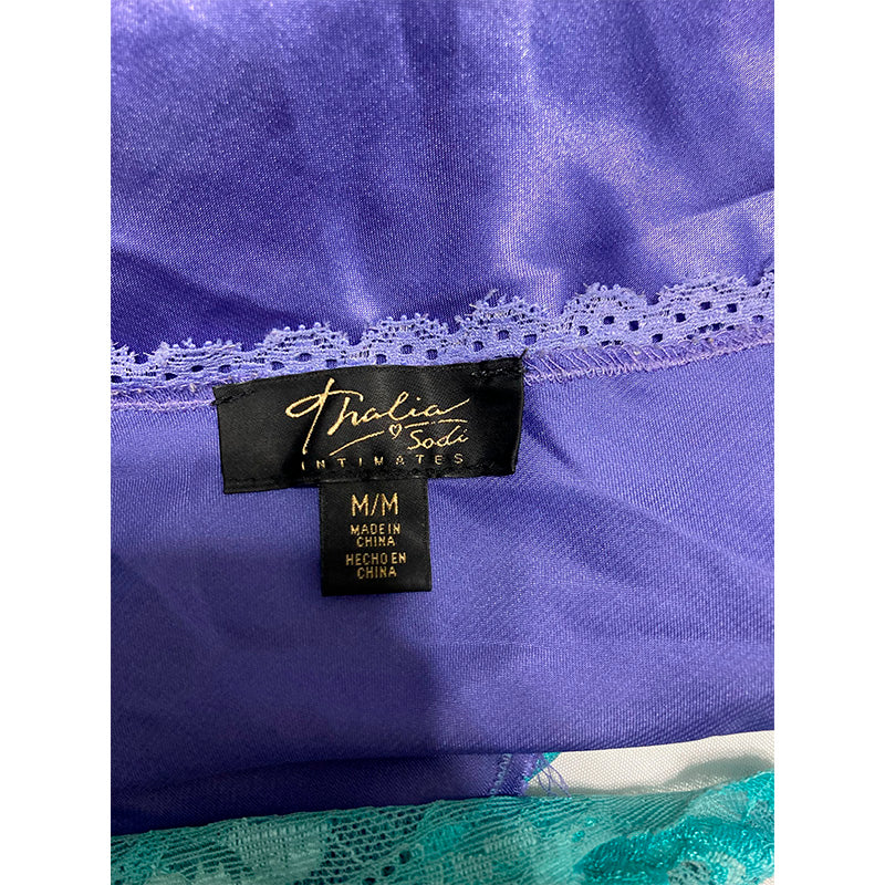 Thalia & Sodi Only Pajama Top Purple Lace M