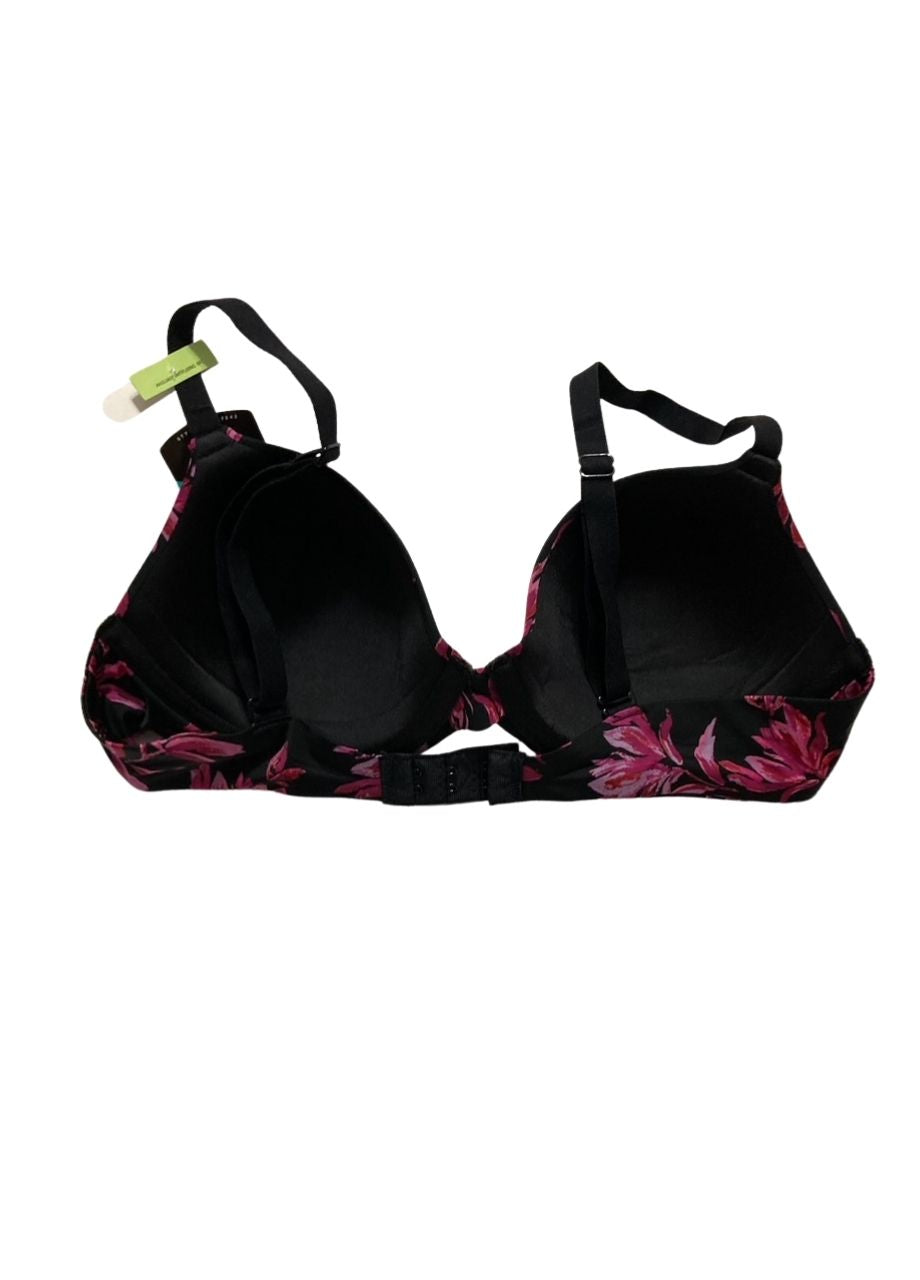 MAIDENFORM Tailored Demi T-Shirt Bra BLACK LUXE BLOOM