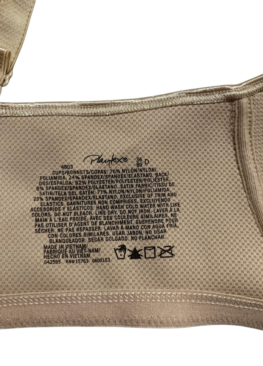 PLAYTEX 18 Hour Plus-Size T-Shirt Bra NUDE 36D