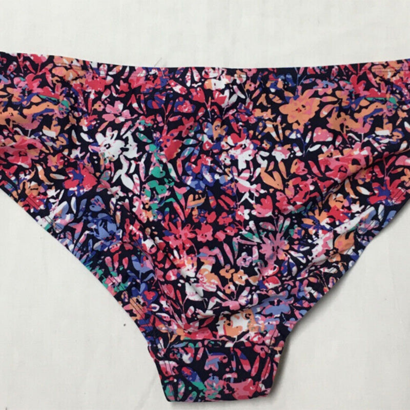 Motherhood Beach Bump Navy Splash Floral Multicolor M