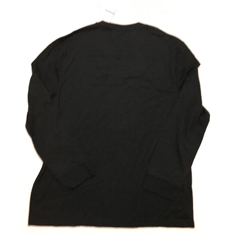 Family PJs Mens Christmas Holiday Only Pajama Top Black XL