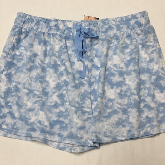 Roudelain Short Sleeve Pajama Pants Blue XL