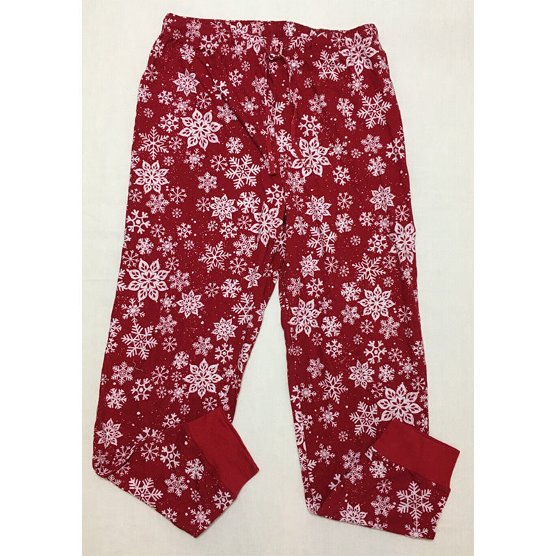 Family Pajamas Only Matching Merry Pajama Pants Red S
