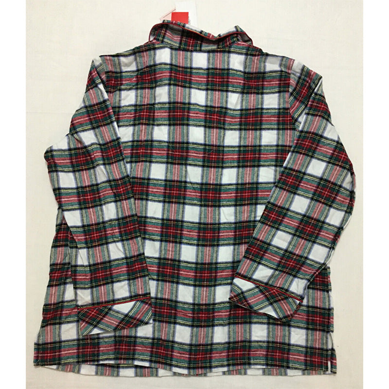 Family Pajamas Plus Size Matching Stewart Plaid Only Top Multicolor 1X