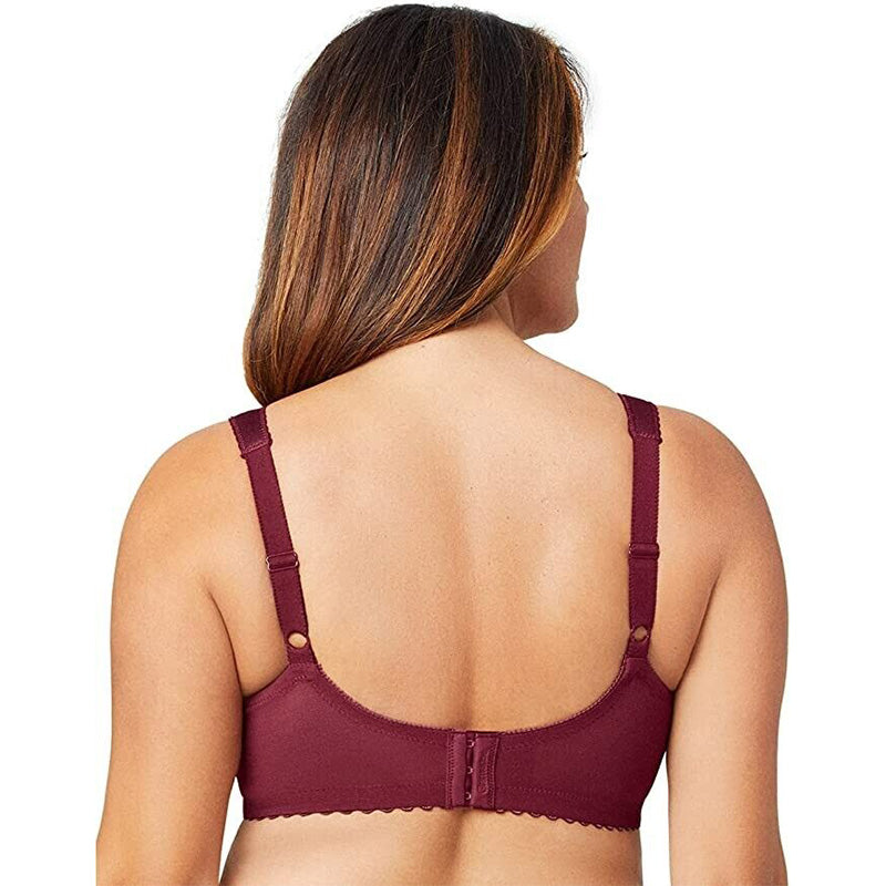 Glamorise Full Figure MagicLift Original Support Burgundy 36F