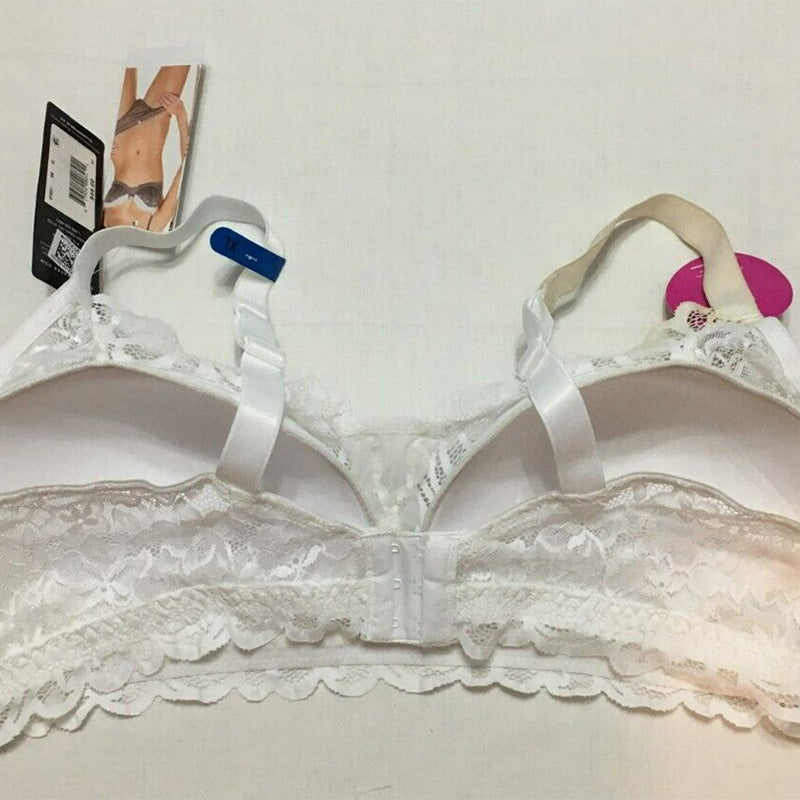 NWD Bali Lace Desire Wireless Bra White XL