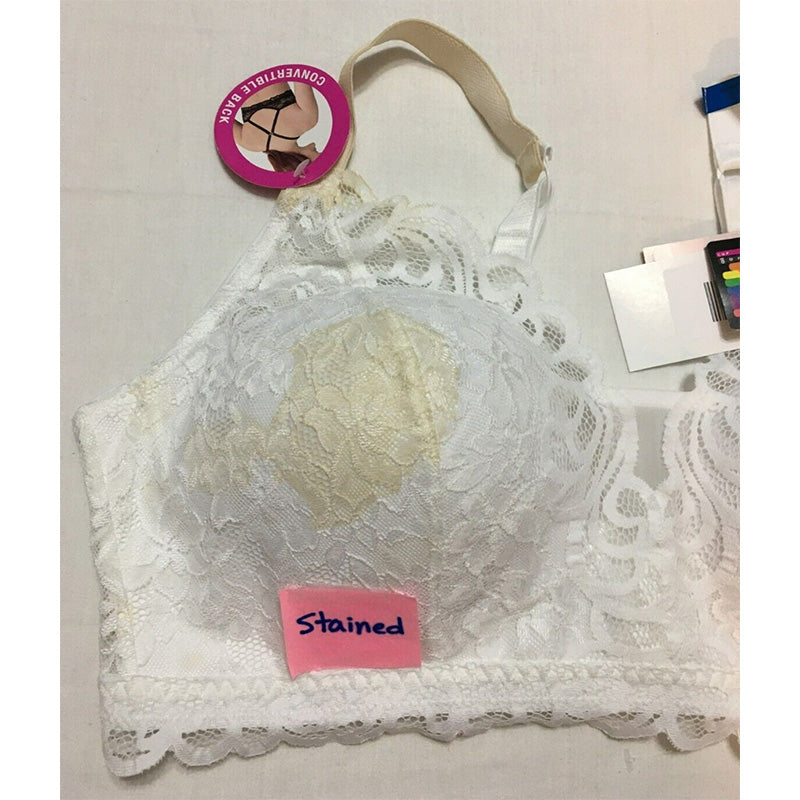 NWD Bali Lace Desire Wireless Bra White XL