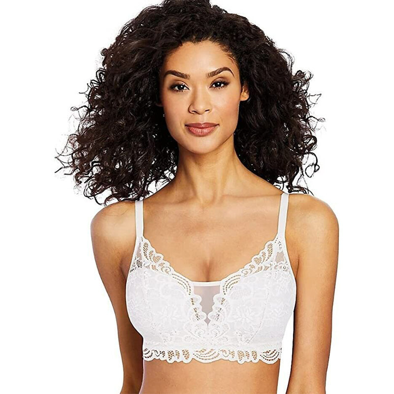 NWD Bali Lace Desire Wireless Bra White XL