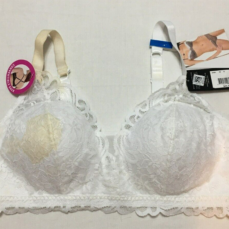NWD Bali Lace Desire Wireless Bra White XL