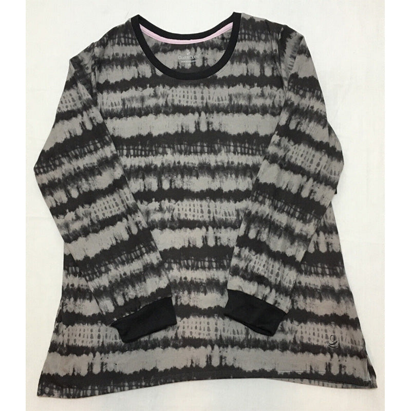 Cuddl Duds Printed Only Pajama Top Loungewear Multicolor M