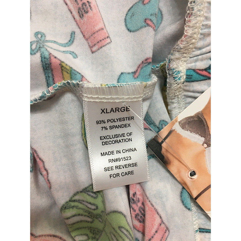 Unbranded Pajama Short Women Multicolor XL