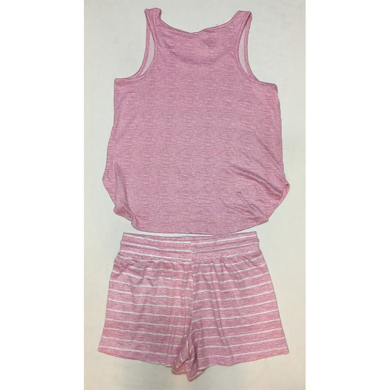 Roudelain Printed Pajamas Set Pink M