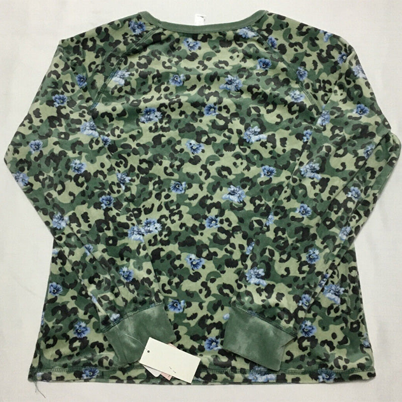 Flora Nikrooz Women's Army Only Pajama Top Green S