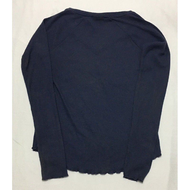 Jenni Intimates Seeking Long Sleeves Only Pajama Top Navy XS