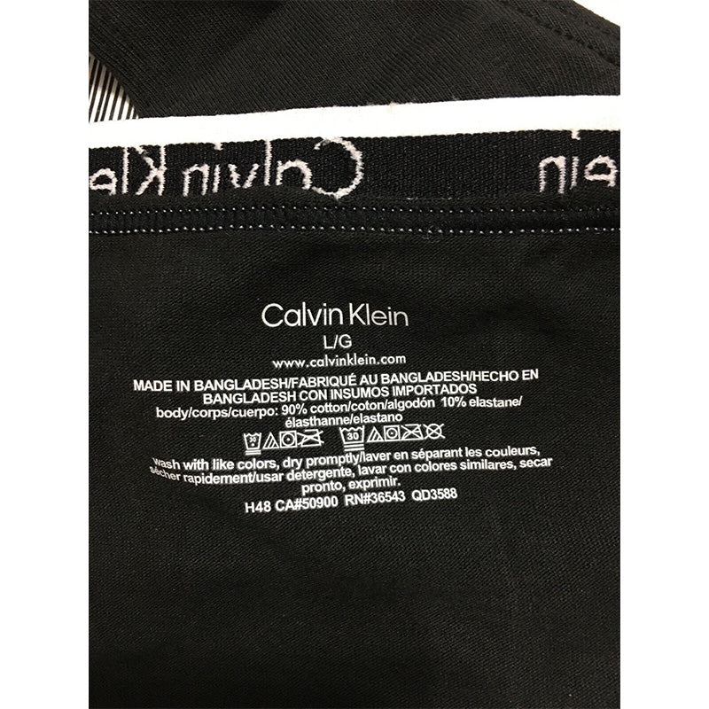 Calvin Klein Women's Carousel Cotton Black L