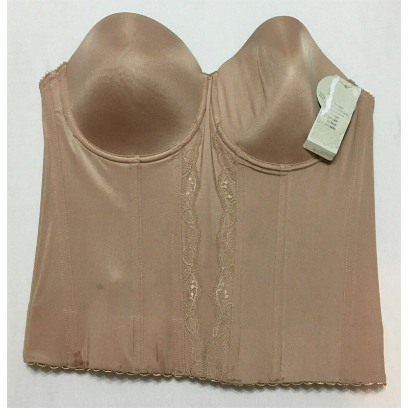 NWD Parfait Elissa Low-Back Bustier Beige 38DD