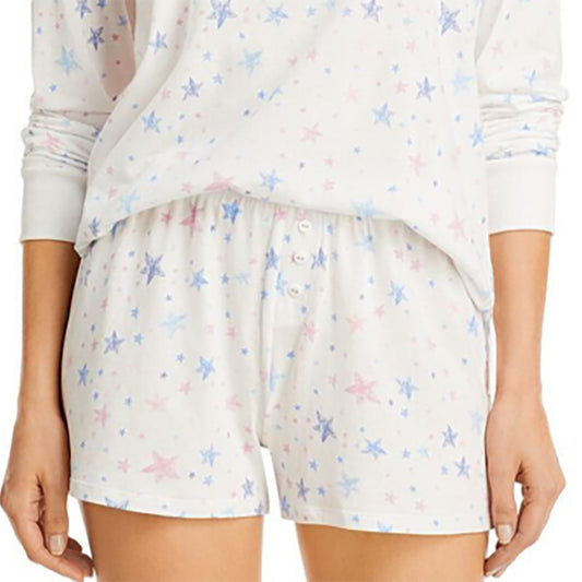 AQUA Sleep Pajama Short White M