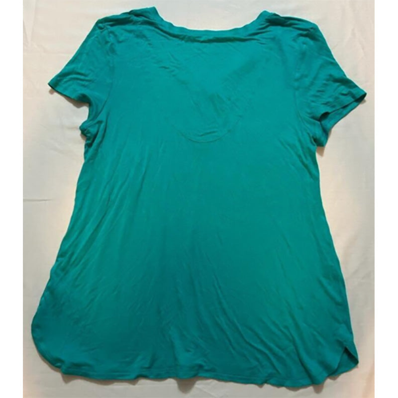 Cuddl Duds Only Pajama Top Blue Aqua M