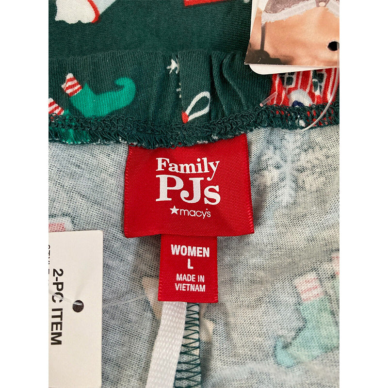 Family Pajamas Womens So Elfing Merry Only Pajama Pants L