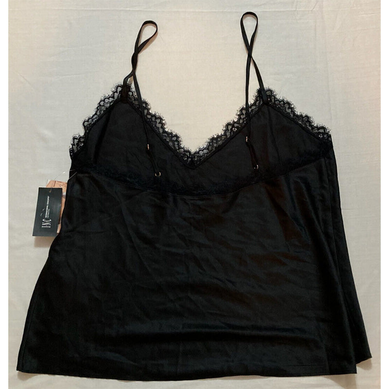 INC Only Pajama Top Black L