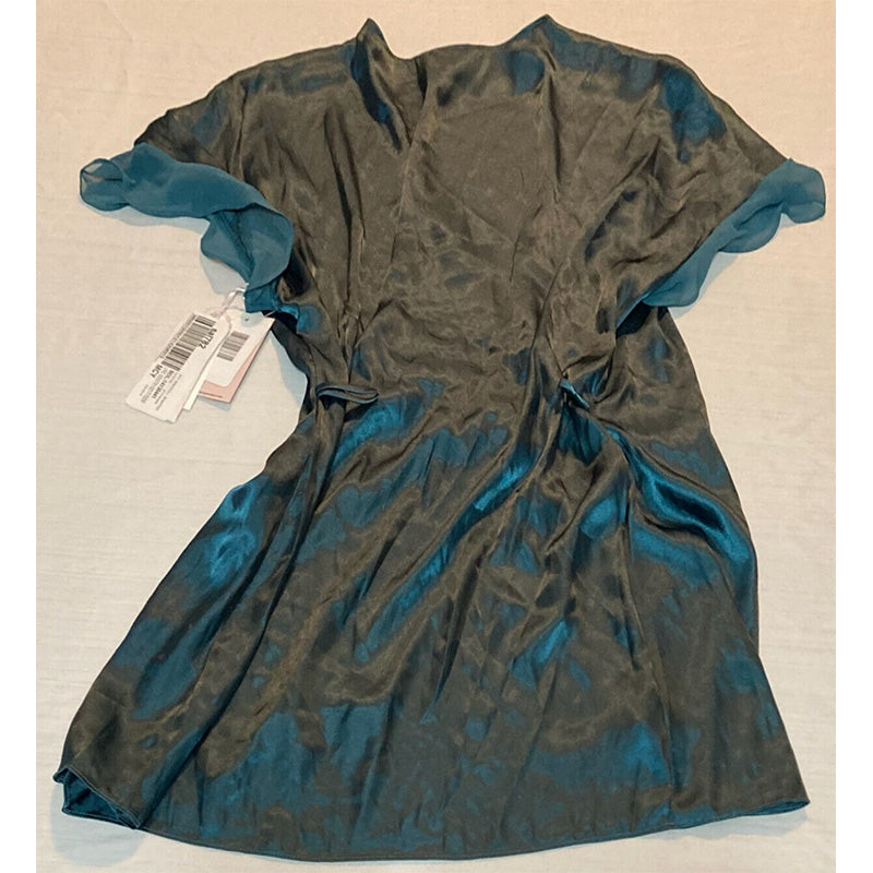 Linea Donatella Wrap Robe Blue M