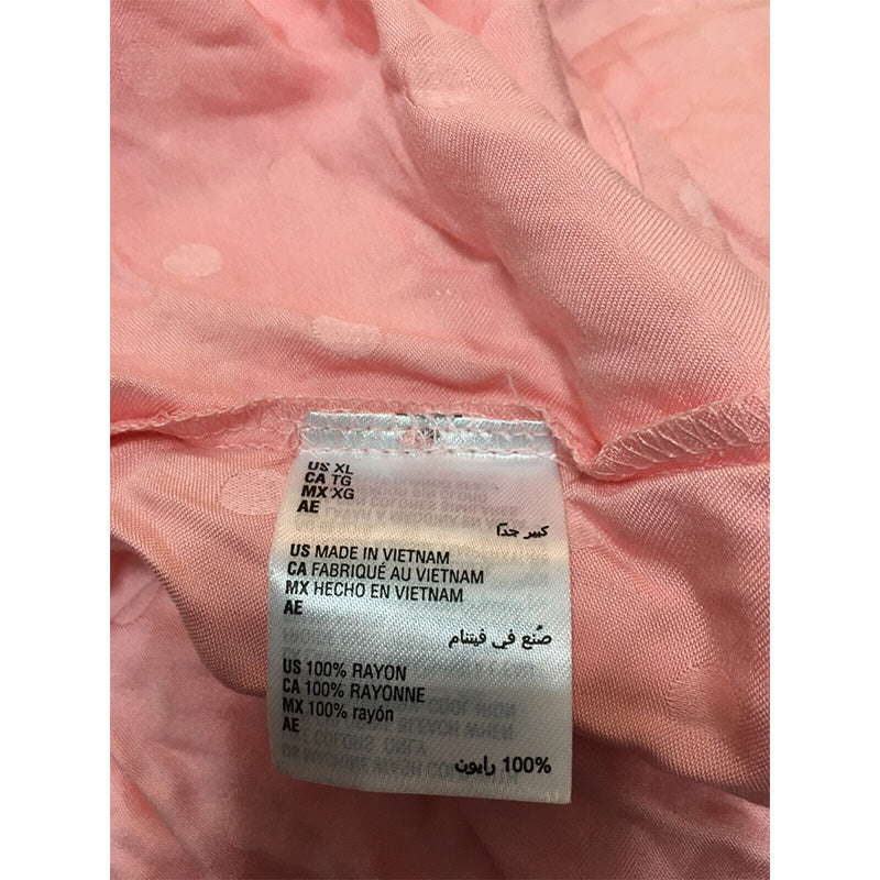 Alfani Intimates Pajama Set Peach XL