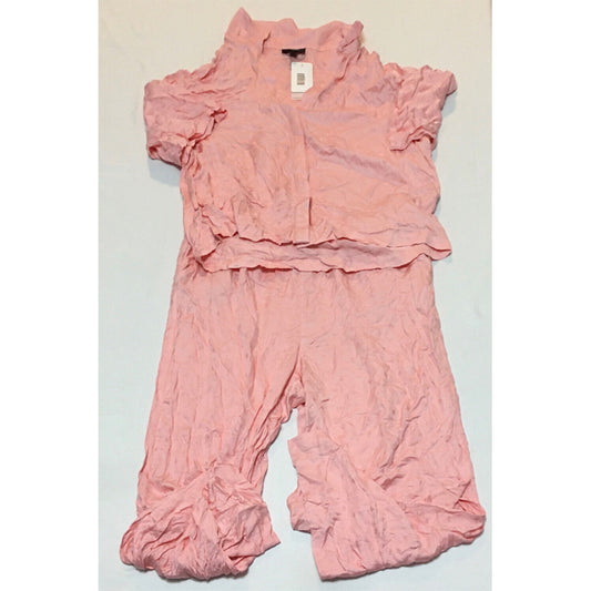 Alfani Intimates Pajama Set Peach XL