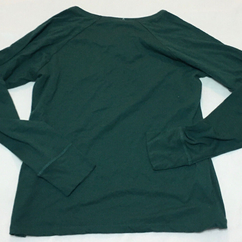 Jenni Long Sleeve Only Pajama Top Green S